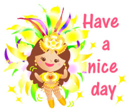 Samba dancers sticker #12482024