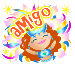 Samba dancers sticker #12482027