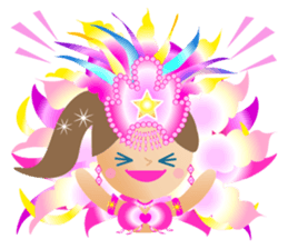 Samba dancers sticker #12482041