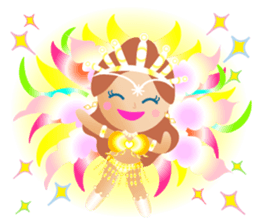 Samba dancers sticker #12482052