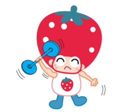 Lovely Strawberry Girl sticker #12482167