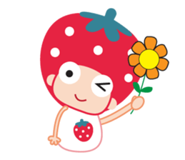 Lovely Strawberry Girl sticker #12482170