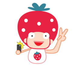 Lovely Strawberry Girl sticker #12482171