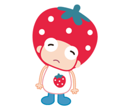 Lovely Strawberry Girl sticker #12482183