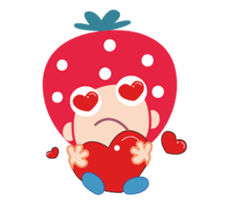 Lovely Strawberry Girl sticker #12482184