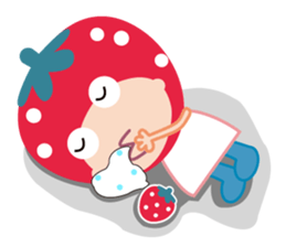 Lovely Strawberry Girl sticker #12482186