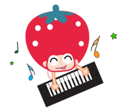 Lovely Strawberry Girl sticker #12482193