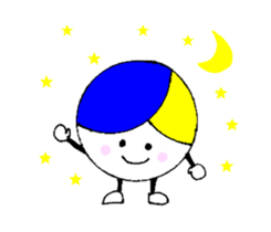 I love volleyball character without ed sticker #12482519