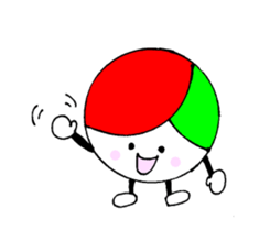 I love volleyball character without ed sticker #12482520