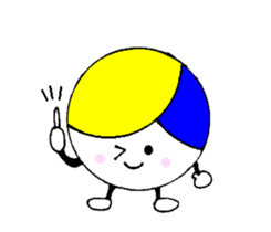 I love volleyball character without ed sticker #12482530