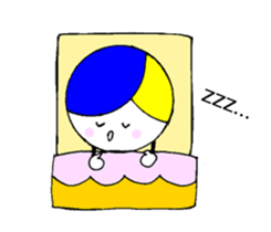 I love volleyball character without ed sticker #12482556