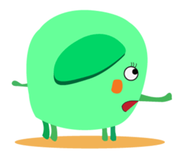 Interesting Midori-Elephant sticker #12482805