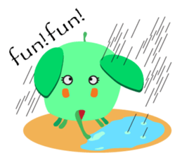 Interesting Midori-Elephant sticker #12482809