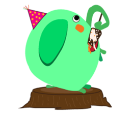 Interesting Midori-Elephant sticker #12482817