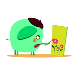 Interesting Midori-Elephant sticker #12482826