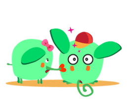 Interesting Midori-Elephant sticker #12482827