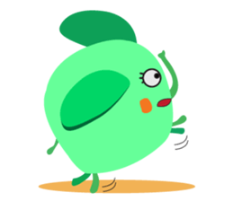 Interesting Midori-Elephant sticker #12482829