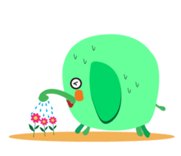 Interesting Midori-Elephant sticker #12482831