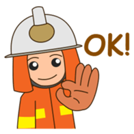 adolf the fire fighter sticker #12483121