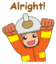adolf the fire fighter sticker #12483138