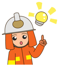 adolf the fire fighter sticker #12483145