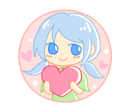 Smile girls sticker #12484028