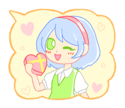 Smile girls sticker #12484036