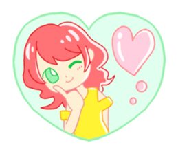 Smile girls sticker #12484040