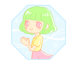 Smile girls sticker #12484051