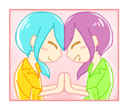 Smile girls sticker #12484059