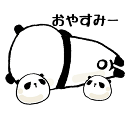 panda and mocipanda sticker #12484469