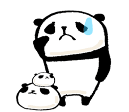 panda and mocipanda sticker #12484473