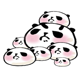 panda and mocipanda sticker #12484476