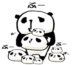 panda and mocipanda sticker #12484477