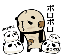 panda and mocipanda sticker #12484478