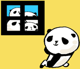 panda and mocipanda sticker #12484489