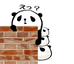 panda and mocipanda sticker #12484490