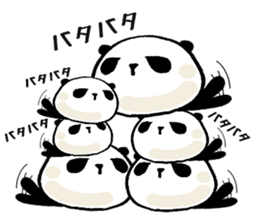 panda and mocipanda sticker #12484492