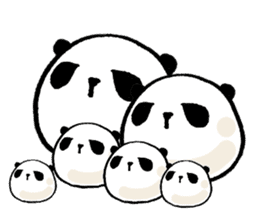 panda and mocipanda sticker #12484493