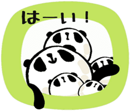 panda and mocipanda sticker #12484497