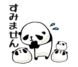 panda and mocipanda sticker #12484498