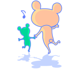 MAURU The Bear & GEGURU The Froggy sticker #12484541