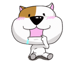 Daily fat dog sticker #12485010