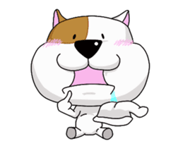 Daily fat dog sticker #12485011