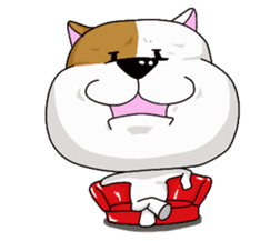 Daily fat dog sticker #12485012