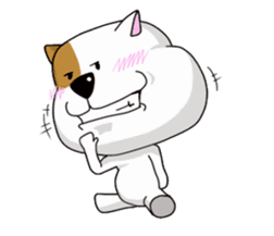 Daily fat dog sticker #12485013