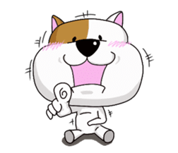 Daily fat dog sticker #12485014