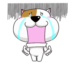 Daily fat dog sticker #12485018