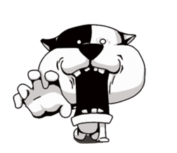 Daily fat dog sticker #12485020