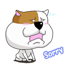 Daily fat dog sticker #12485029